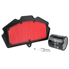 KIT ENTRETIEN MOTO ADAPTABLE KAWASAKI NINJA 400 2018>2023 / Z 400 2019>2023 (PACK 4 PIECES) -SELECTION P2R PREMIUM