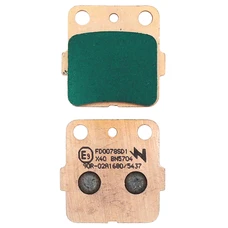 PLAQUETTE DE FREIN NEWFREN POUR KAWASAKI 85 KX 2001>2013 AR / HONDA 150 CRF R 2007> AV / YAMAHA 85 YZ 2002> AR, 660 YFM RAPTOR 2001>2005 AV/AR (FD0078SD) (DIRT METAL FRITTE)