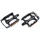 PEDALE VTT ALU NEWTON NOIR CAGE ALU NOIR 9/16" ROULEMENT DU (PAIRE)
