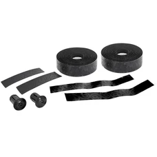 RUBAN DE GUIDON / CINTRE NEWTON PERFORMANCE PRO NOIR MOTIFS ALVEOLES COLORES AVEC BOUCHONS (CONFORTABLE EPAISSEUR 3mm)