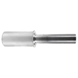 ADAPTATEUR/BROCHE DE LEVE/BEQUILLE MOTO STAND ARRIERE MONOBRAS POUR DUCATI 1098, 1200 MONSTER, 1200 MULTISTRADA, 939 SUPERSPORT ACIER ARGENT DIAM 40,5 mm  -P2R-