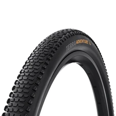 PNEU GRAVEL 700 X 50 CONTINENTAL TERRA ADVENTURE TRAIL NOIR FLANC MARRON TUBELESS READY TR (50-622)