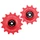 GALET DERAILLEUR TRIPEAK 12-14 DENTS ROULEMENT G5 CERAMIQUE POUR SHIMANO RD91xx/80xx/70xx 11V. ROUGE (BLISTER DE 2)