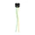 PORTE-AMPOULE/FICHE/DOUILLE 12V HB3/H10/H12 AVEC CABLE  -FLOSSER-
