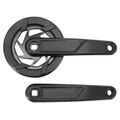 PEDALIER VTT PROWHEEL 9V. MANIVELLES ALU NOIR 170mm 30D. DOUBLE FLASQUE CHAINE 2.38 (3/32") (AXE CARRE 124,5mm)