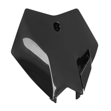 PLAQUE NUMERO/TETE DE FOURCHE 50 A BOITE UNIVERSEL REPLAY TYPE KTM NOIR SANS ECLAIRAGE