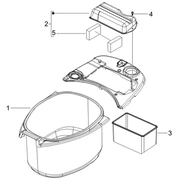 Logement casque - Dessous de selle