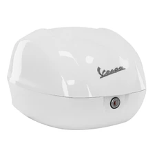 TOP CASE 32L ORIGINE PIAGGIO 50-125 VESPA PRIMAVERA/SPRINT/PX 2013> BLANC 544 (SANS DOSSERET) -1B00001600BR