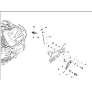 Sélecteurs internes de la boîte de vitesses