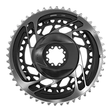 PLATEAU ROUTE DIRECT MOUNT POUR SRAM ORIGINE 50/37DTS INTERIEUR+EXTERIEUR RED 2x12 ALU NOIR 11V.