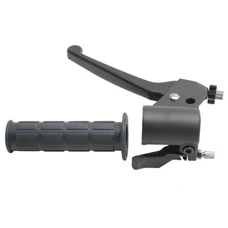 POIGNEE DE FREIN CYCLO ADAPTABLE MBK 88, 89 AVEC STARTER NOIR GAUCHE -DOMINO