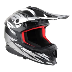 CASQUE CROSS ADX AC800 NOIR MAT DECO L (ECE 22.06)