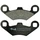 PLAQUETTE DE FREIN NEWFREN POUR PEUGEOT METROPOLIS 2014>2016 AV/AR (L 96.8mm - H 38.4mm - P 7mm) (FD0536BE) (ELITE ORGANIQUE)