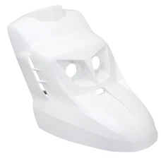 TABLIER AV SCOOT REPLAY DESIGN EDITION POUR MBK 50 BOOSTER 2004>/YAMAHA 50 BWS 2004> BLANC BRILLANT (LIVREE AVEC KIT ECLAIRAGE)
