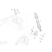 Suspension arrière - Amortisseur/s