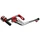 PROTECTION LEVIER DE FREIN VOCA EVO ALU CNC GRIS/ROUGE DIAM INTERIEUR GUIDON 14 mm LONGUEUR 148 mm (PAIRE)