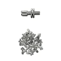SLOTTED BRAKE CABLE ADJUSTER- M7 x 100 SPLIT- HOLE Ø 2,4/6mm (450000-025) (CAN OF 25)