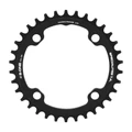 CHAINRING FOR E-BIKE - SINGLE 34teeth Ø104 BLACK TA E-ONE 4 ARMS ALU 7075 FOR BOSCH / BROSE / YAMAHA / GIANT / SHIMANO E-STEPS TA E-ONE