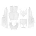 CARROSSERIE/CARENAGE SCOOT ADAPTABLE MBK 50 STUNT/YAMAHA 50 SLIDER BLANC BRILLANT (6 PIECES) -P2R