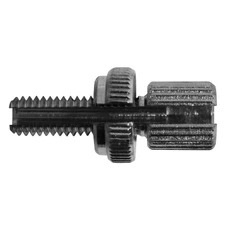 VIS CREUSE TENDEUR DE CABLE 50 A BOITE DIAM M6 - LONG 20mm  TETE 7x10 AVEC MOLETE ALU  -DOMINO-