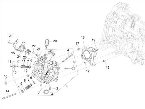 Ensemble culasse - Soupape