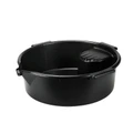 BAC DE VIDANGE MULTI-USAGES PRESSOL EN POLYETHYLENE GRADUE AVEC POIGNEES NOIR 6L (VENDU A L'UNITE)