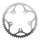 CHANRING FOR ROAD BIKE-5 arms- 50T. Ø110 -OUTER- DURAL SILVER STRONGLIGHT (SHIMANO TYPE 8/9 Speed)