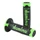 REVETEMENT POIGNEE DOMINO MOTO OFF ROAD A260 NOIR/VERT CLOSED END 120mm (PAIRE)