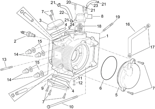Tête moteur