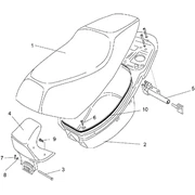 Selle et compart.p-casque