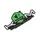 AUTOCOLLANT/STICKER KRM PRO RIDE 80x40 mm VERT (VENDU A L'UNITE)