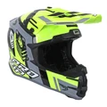 CASQUE CROSS ADULTE PROGRIP 3080 SPIRIT JAUNE FLUO/GRIS XS (ECE 22.06)