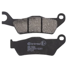 PLAQUETTE DE FREIN BREMBO POUR APRILIA 50 SR MOTARD 2018>2022 AV, 50 SXR 2021>2023 AV/PIAGGIO 50 TYPHOON 2018>2022 AV (SCOOTER CARBONE CERAMIQUE) -07120CC