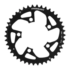 CHAINRING FOR MTB-5 arms- FOR TRIPLE 42 Teeth Ø94 BLACK- External STRONGLIGHT ALU 7075 - 8/9 Speed.