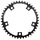 CHAINRING FOR ROAD BIKE-5 arms- 42T. Ø130 "INNER" BLACK CT2 STRONGLIGHT 10/11 Speed (SHIMANO TYPE)