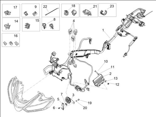 Circuit electrique AV