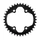 CHAINRING FOR MTB - 4 Arms- SINGLE 36T.Ø 96 TA ONE - ALUMINIUM MATT BLACK- FOR SHIMANO SLX7000/ XT8000/ XTR9000 10/11/12SPEED.Except for Shimano chain 12 speed.