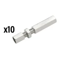 VIS CREUSE TENDEUR DE CABLE VELO M6 (VENDU PAR 10)