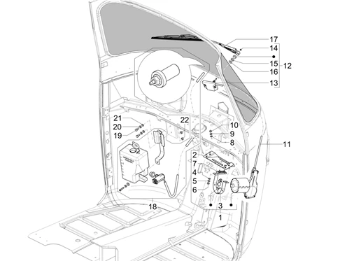 Essuie-glaces avant et arrière