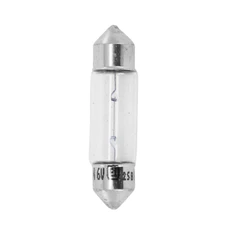 AMPOULE/LAMPE STANDARD 6V 5W CULOT SV8,5 (11X35) NORME C5W NAVETTE BLANC (FEU DE POSITION) (VENDU A L UNITE) -FLOSSER