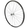 WHEEL FOR TREKKING BIKE- 700X35 FRONT P2R -ALUMINIUM BLACK DOUBLE-WALLED - ALUMINIUM HUB - -QUICK RELEASE