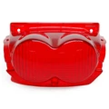 LENS FOR TAIL LAMP FOR SCOOT  MBK 50 OVETTO 1997>2007/YAMAHA 50 NEOS 1997>2007 RED -REPLAY