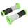REVETEMENT POIGNEE REPLAY SCOOT 3D NOIR/ARGENT/VERT OPEN END livré avec cache 125mm (PAIRE) -QUALITE PREMIUM MADE IN TAIWAN- (OFFRE LIMITEE)