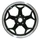 JANTE/ROUE AVANT (3.00X13") ORIGINE PIAGGIO 300-500 MP3 2014> VERSION SPORT NOIR  -2B000901-