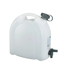 JERRYCAN/BIDON EAU PRESSOL EN POLYETHYLENE TRANSPARENT AVEC BOUCHON ET ROBINET 10L
