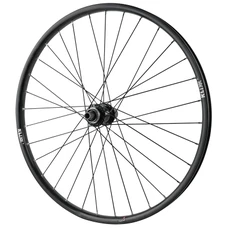 ROUE VTT DISQUE BLOCAGE 26" KLIXX TUBELESS READY ARRIERE NOIR MOYEU SHIMANO TC500 CASSETTE 11/10/9V CENTERLOCK AXE TRAVERSANT 12/142 - JANTE 23C 32 RAYONS ALL MOUNTAIN