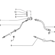Tube freins roue ar.