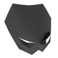 PLAQUE NUMERO/TETE DE FOURCHE 50 A BOITE UNIVERSEL REPLAY RIVALE FLASH NOIR MAT AVEC ECLAIRAGE LED (AVEC FIXATIONS)**