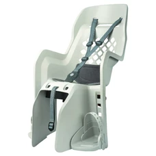 PORTE BEBE/SIEGE ENFANT ARRIERE POLISPORT A FIXER SUR PORTE BAGAGE FIXATION ETAU JOY CREME COUSSIN GRIS (9 A 22Kgs) HOMOLOGUE EN 14344