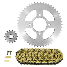 CHAIN AND SPROCKET KIT FOR SUZUKI 125 VANVAN 2007>2018 428 14x49 (REAR SPROCKET Ø 64/84/10.5) (OEM SPECIFICATIONS) -AFAM